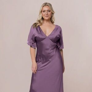 Revelry - Maya Dress in Dusty Plum